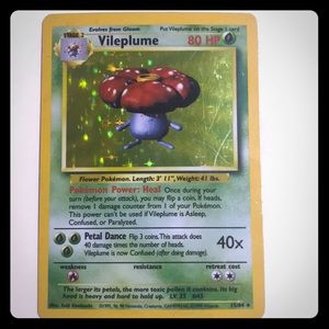 Vileplume Pokemon Card (Holo)